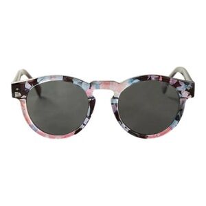 Komono sunglasses Clement Round Floral NEW black pink